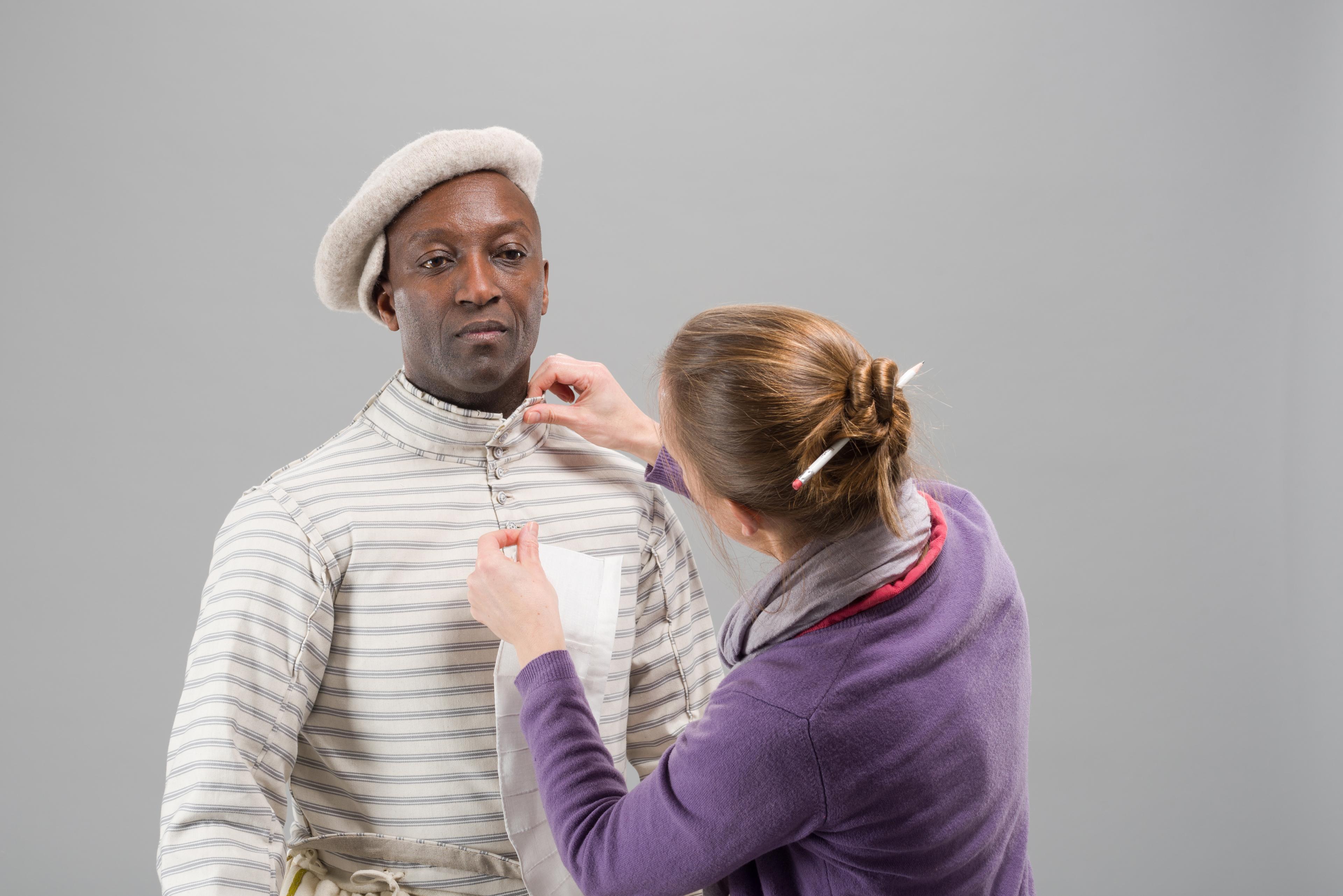 2 - Striped canvas doublet