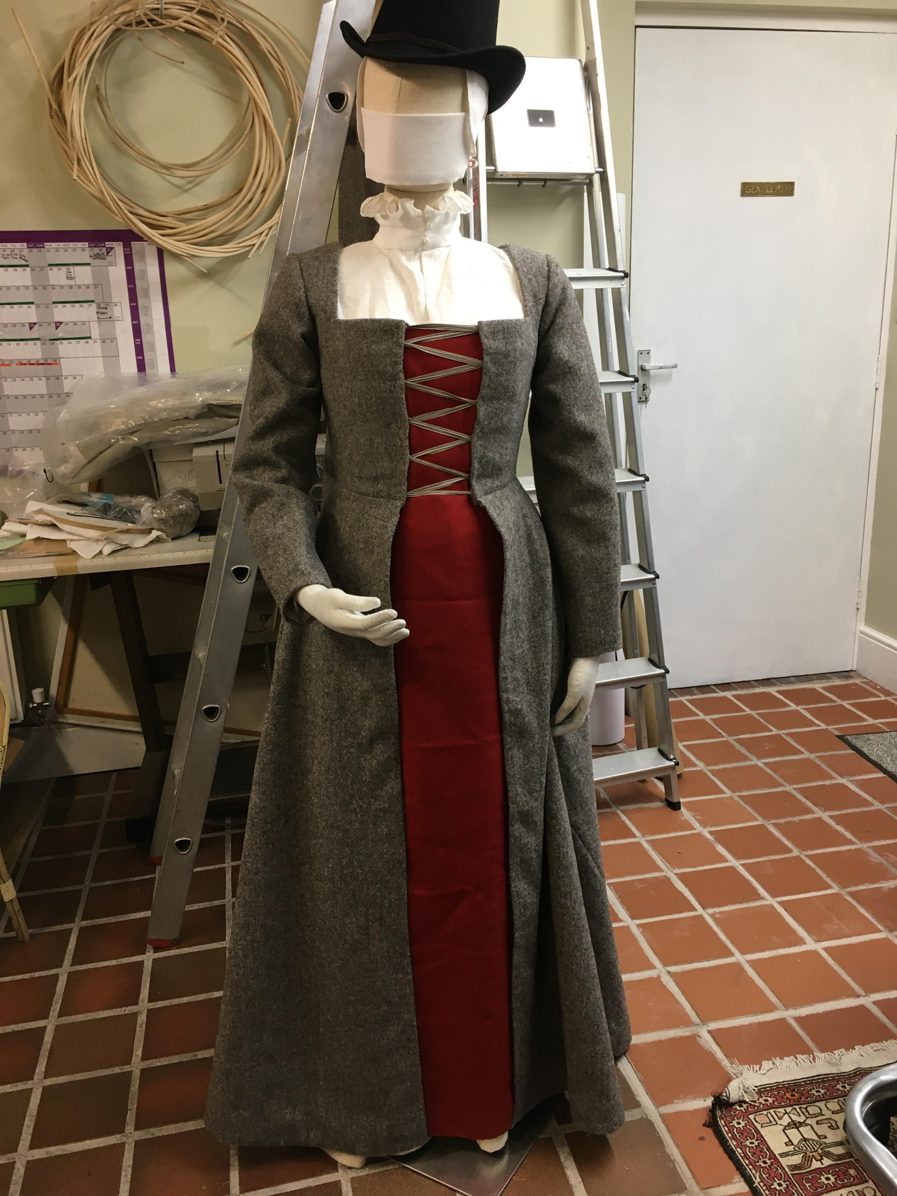 There is a very limited number of the 'turkey' gown (shown above in dark russet) special offers available